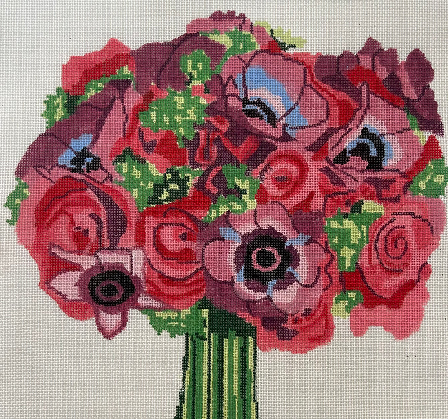 Purple and Red Bouquet