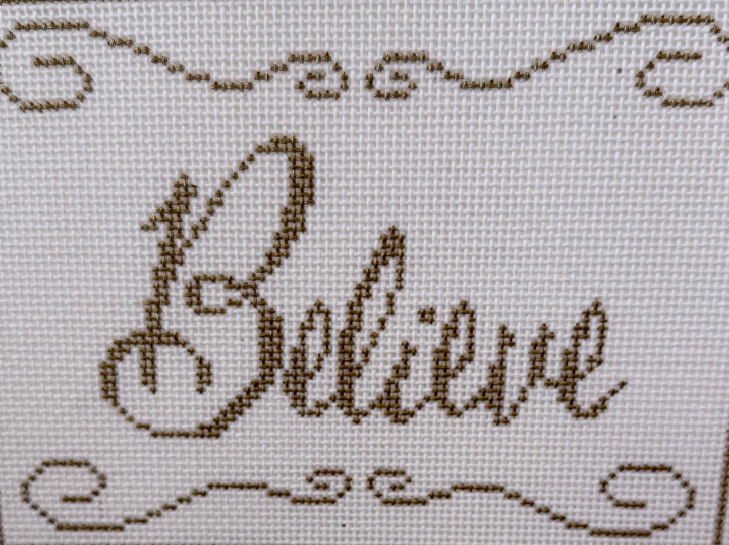 "Believe" in Brown