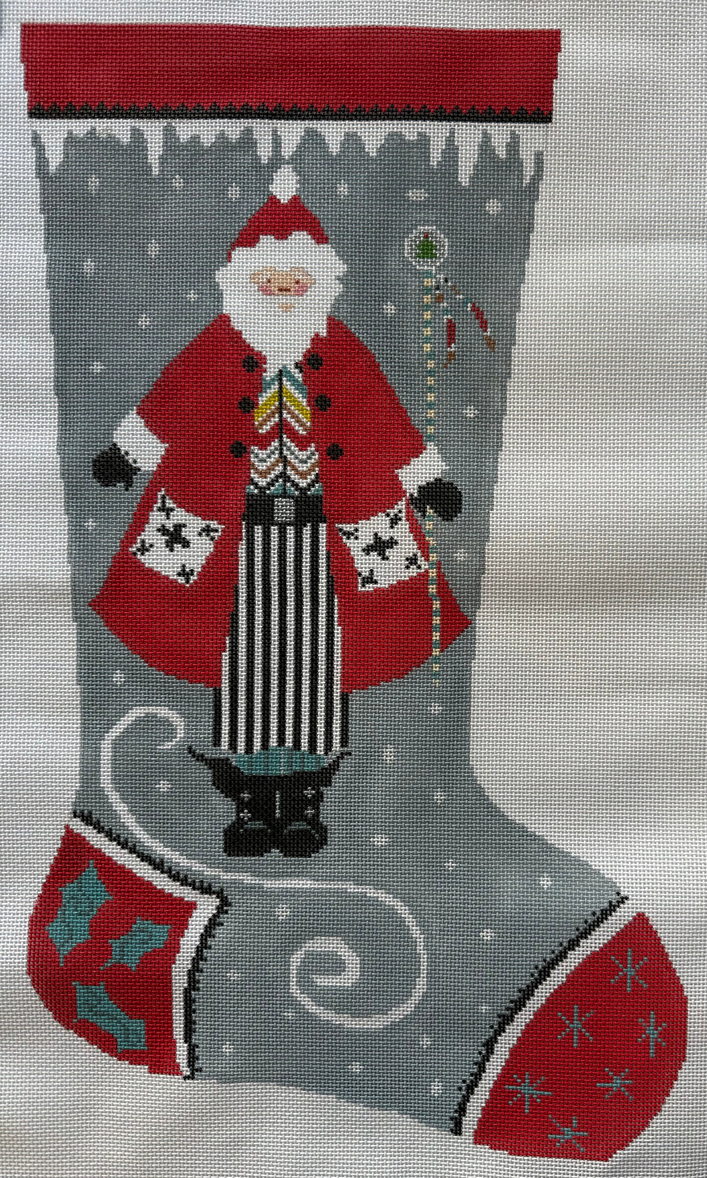 Centered Santa Stocking