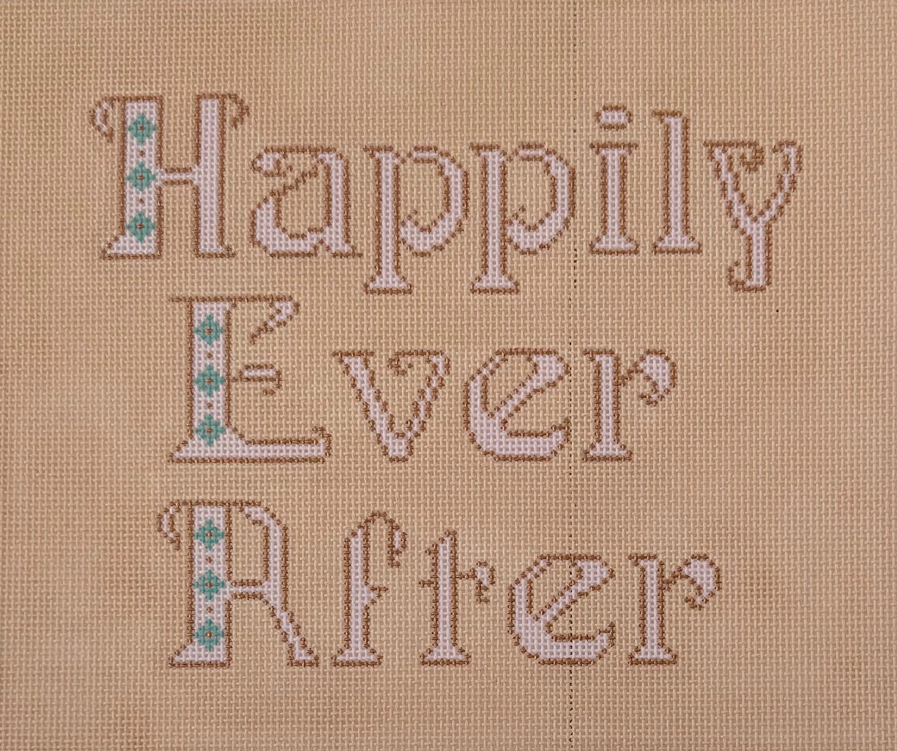 Happily Ever After on Beige Background