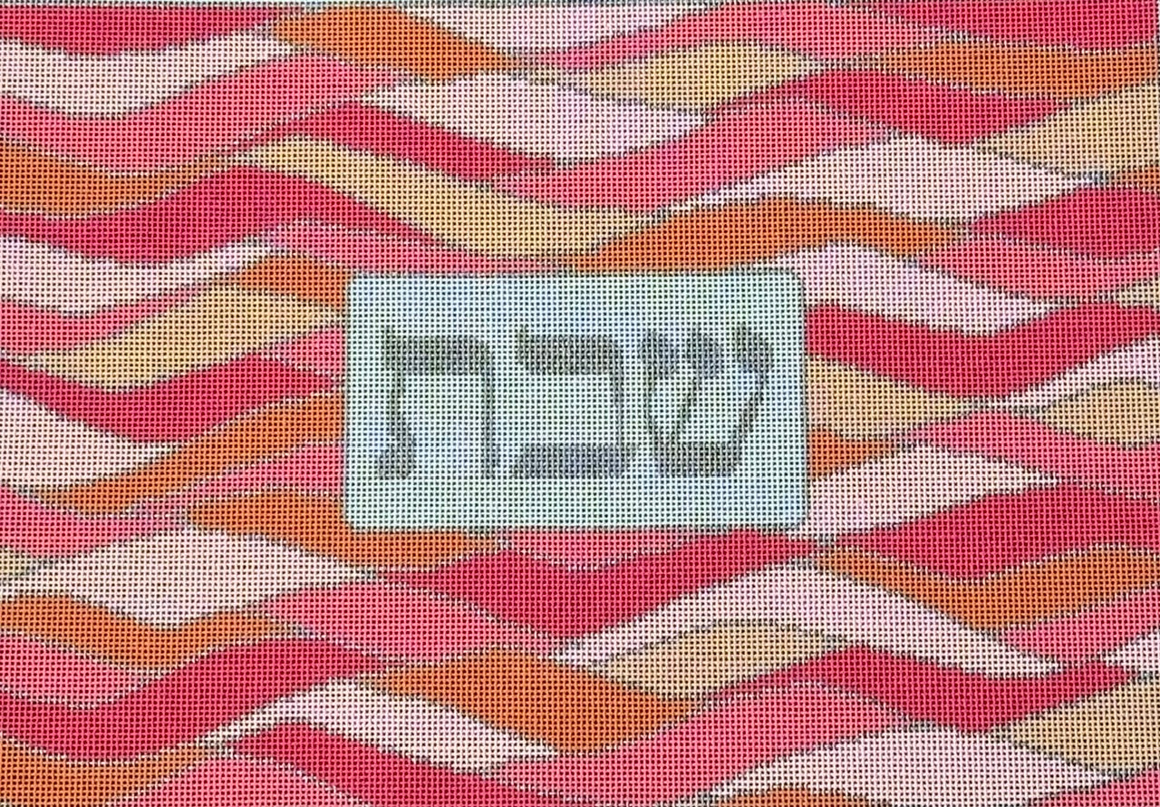 Challah Cover in Pinks and Oranges