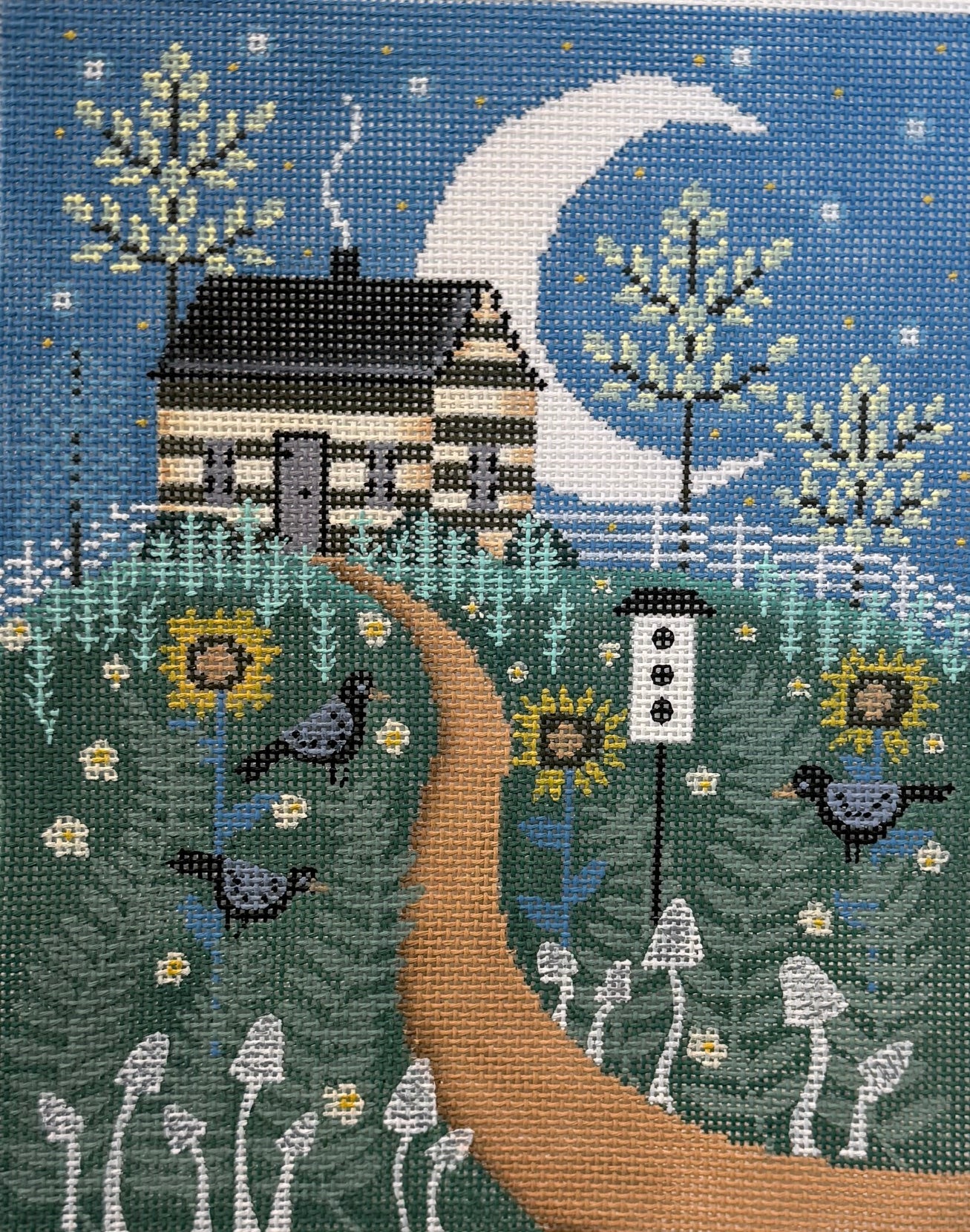 Cottage in the Moonlight