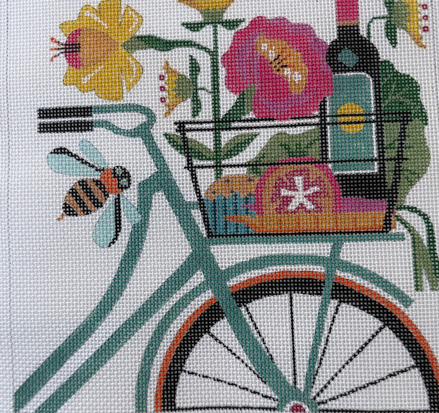 Bicycle after a trip to the Farmers' Market