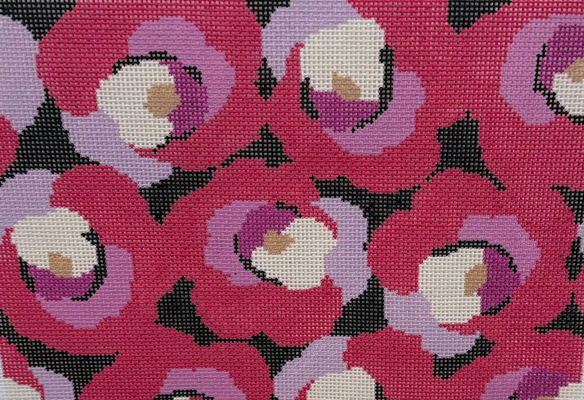 Bright Pink Floral Clutch Insert