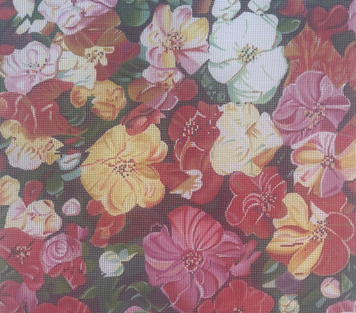 Flowers in Reds, Pinks and Yellows