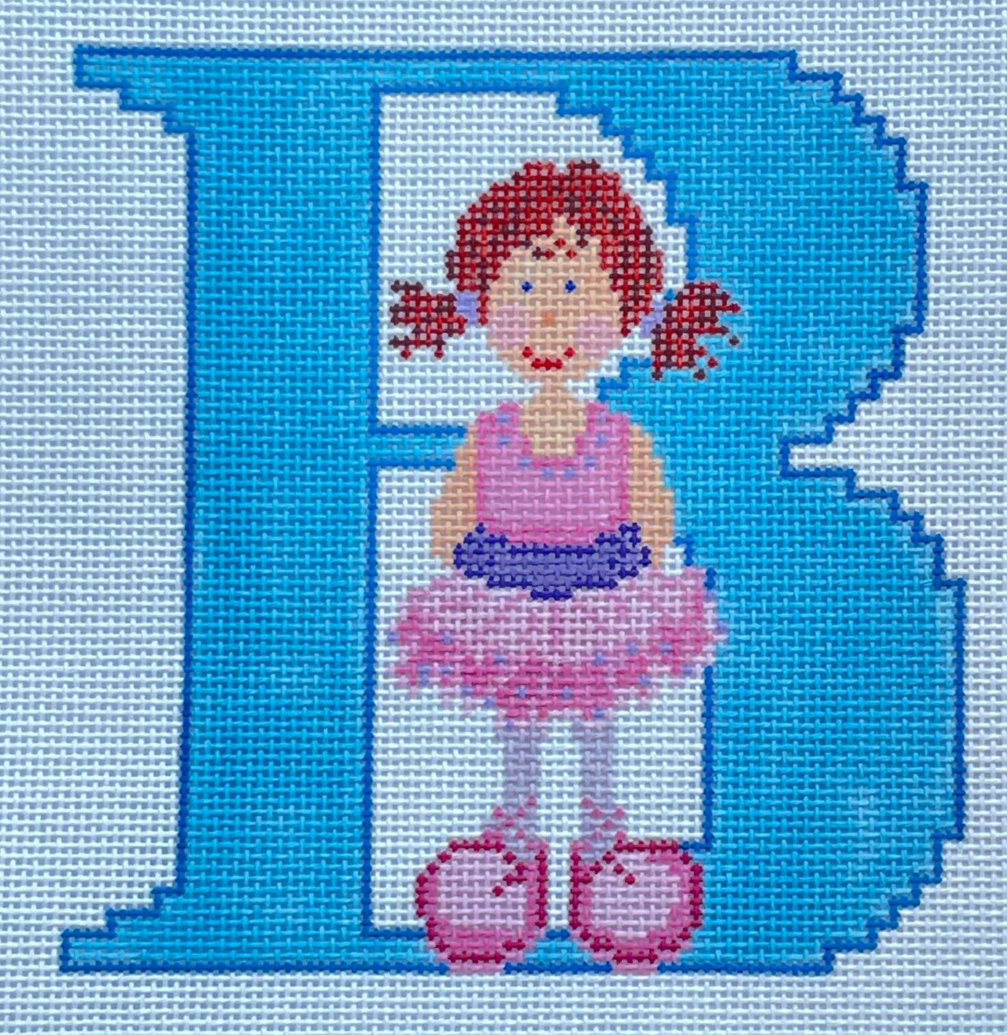 “B” with Ballerina