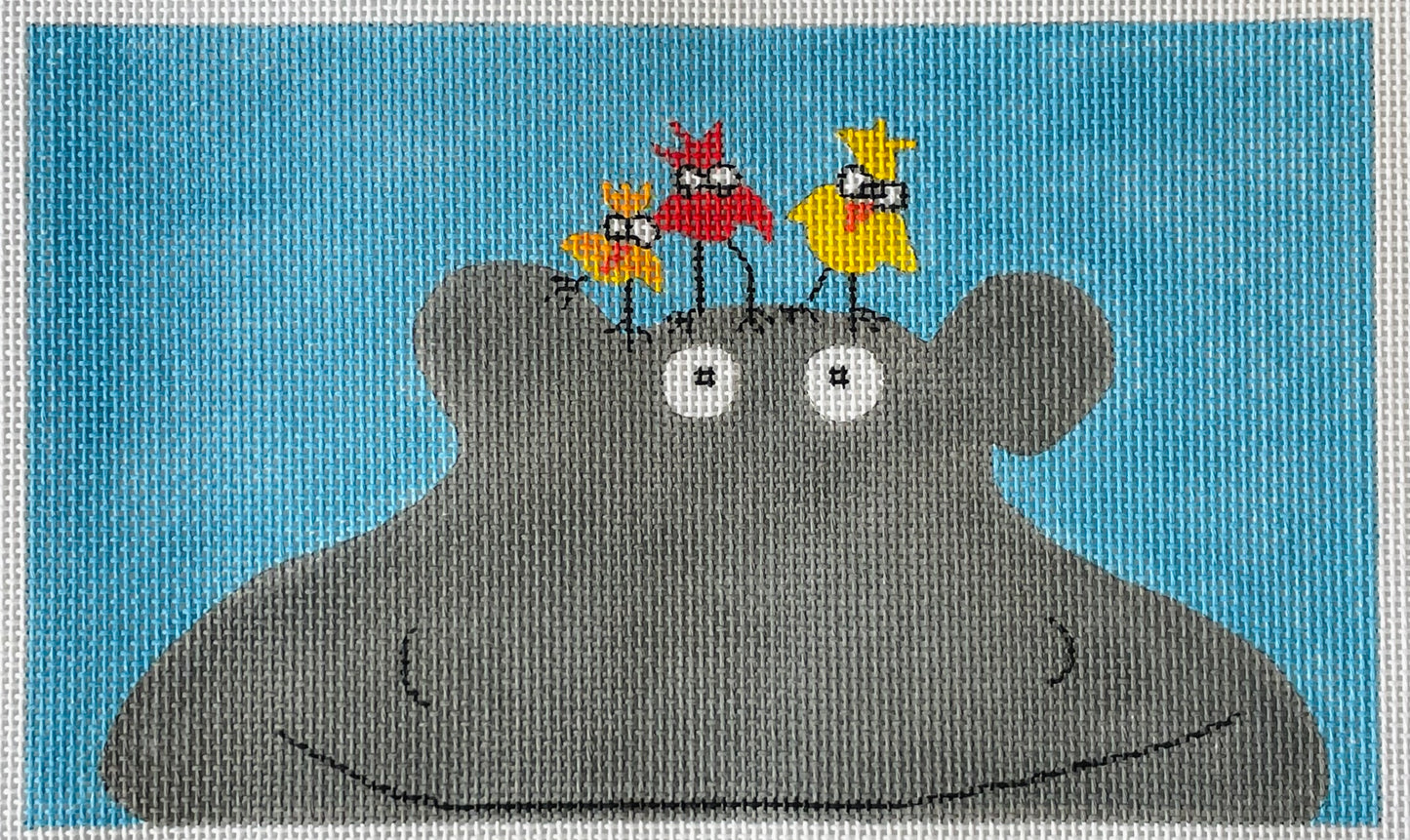 Birds on a Hippo
