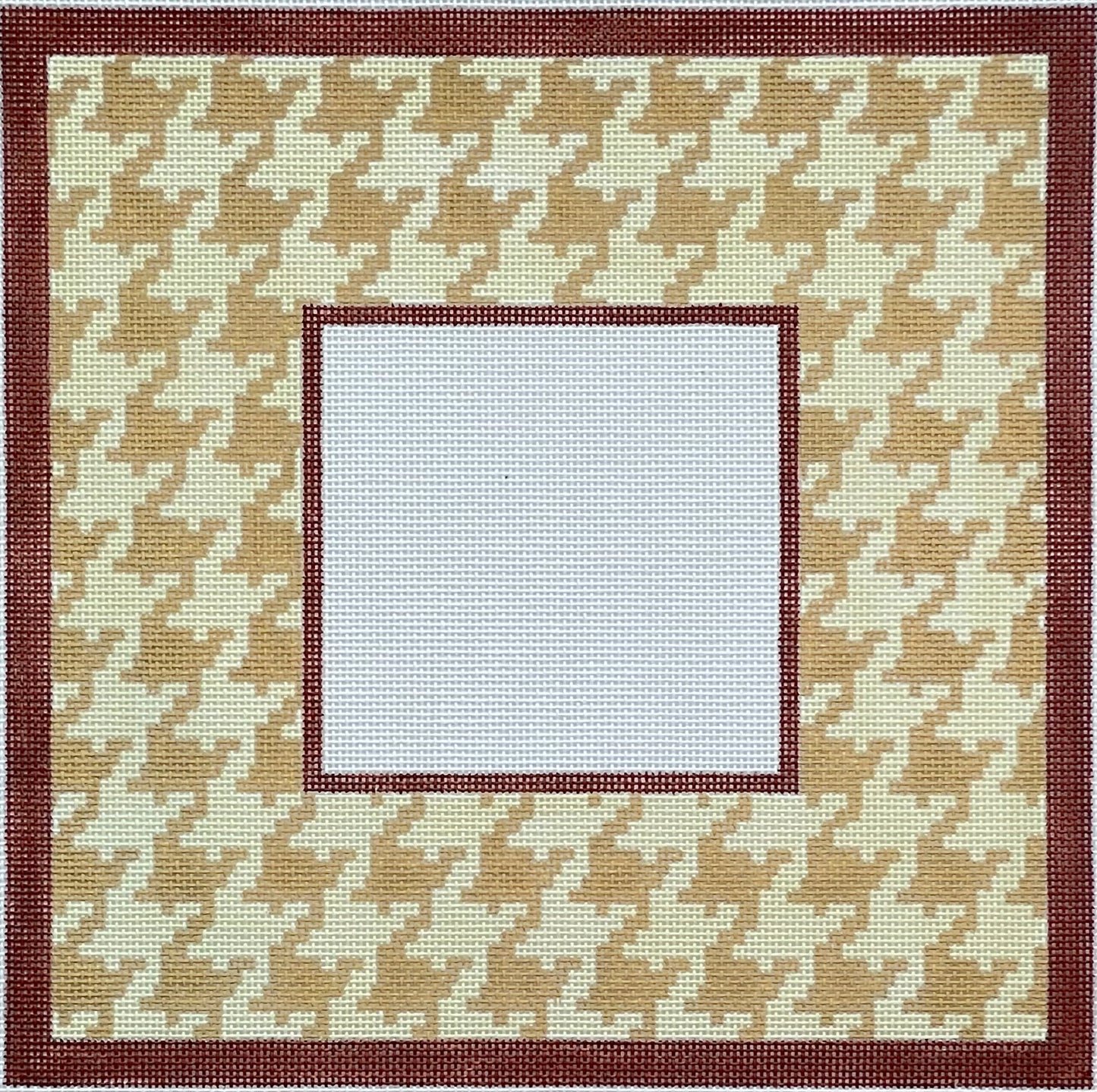 Brown Houndstooth Frame