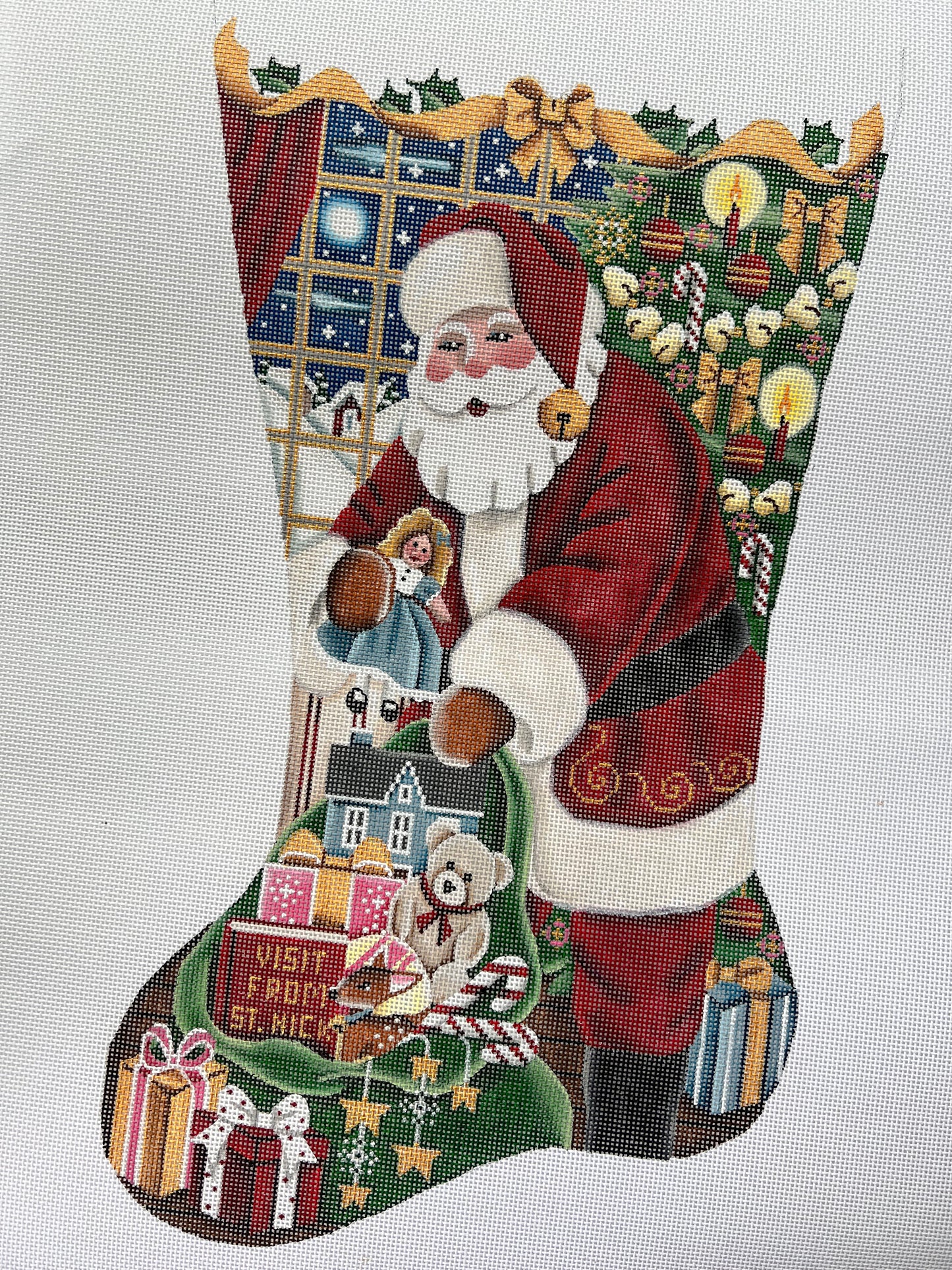 Visit From St. Nick Stocking