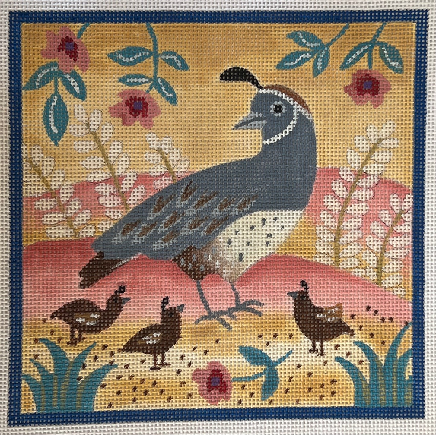 Quail with Stitch Guide
