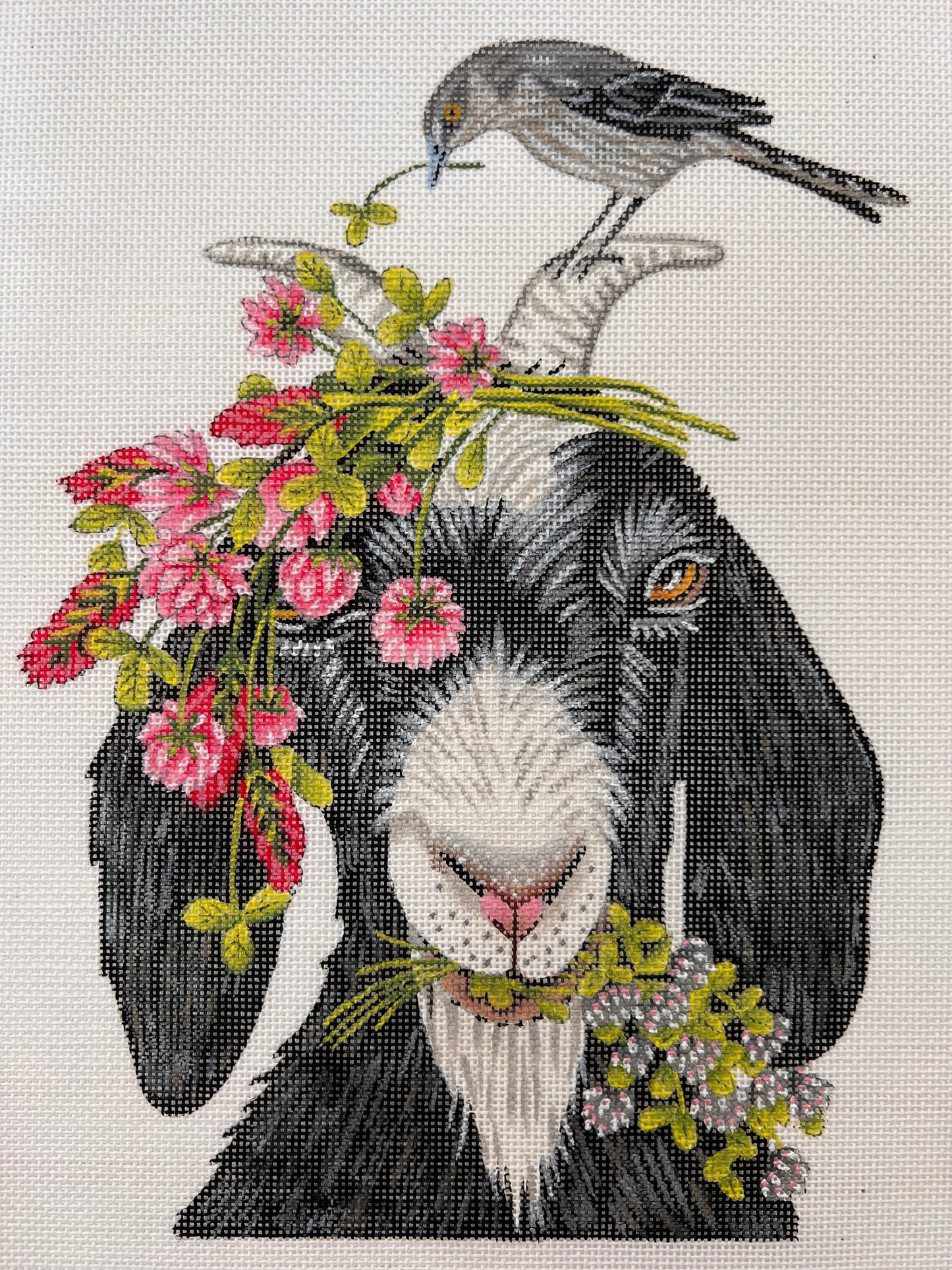 Lamb, Bird and Flower