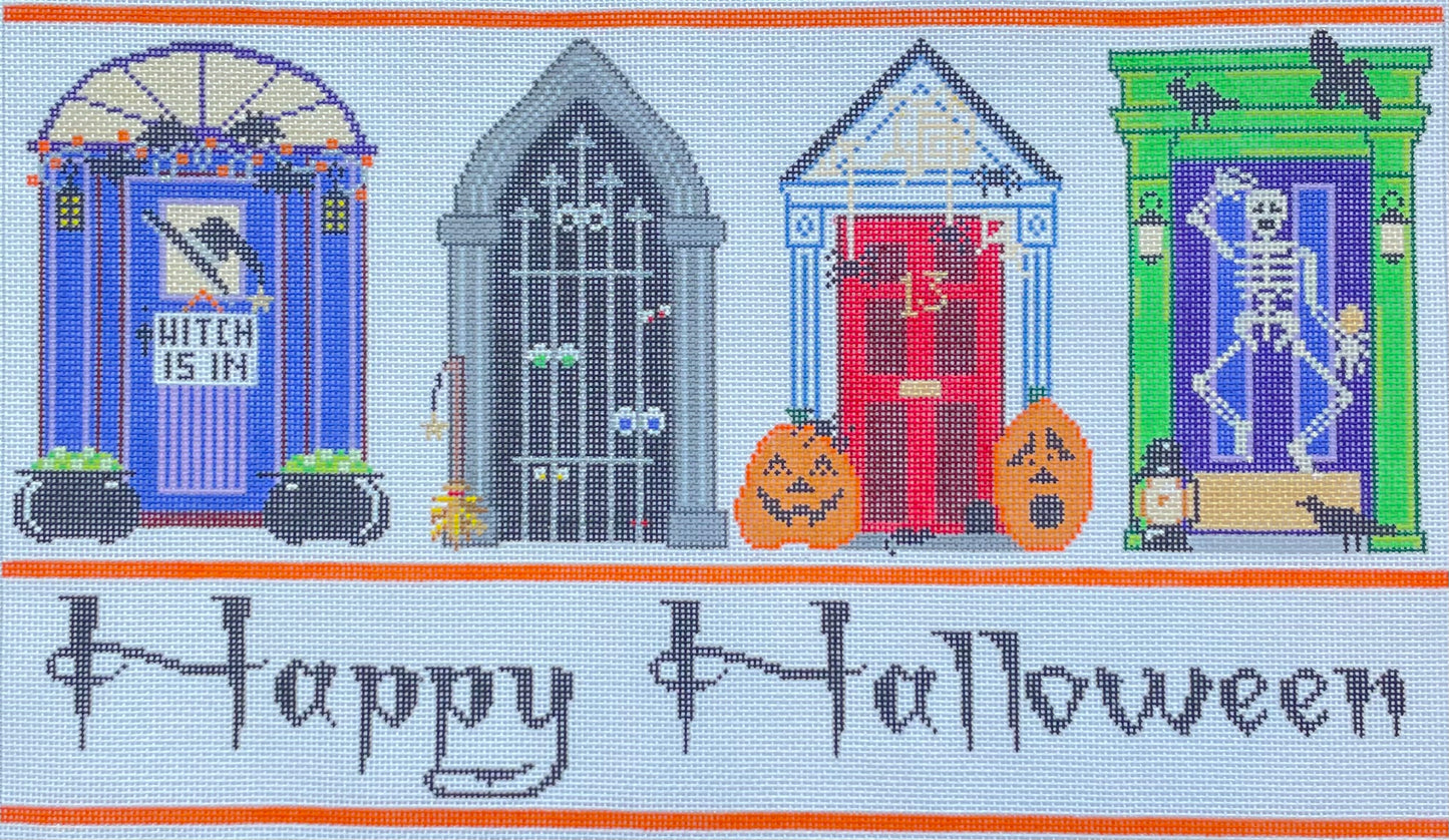Four Halloween Doors