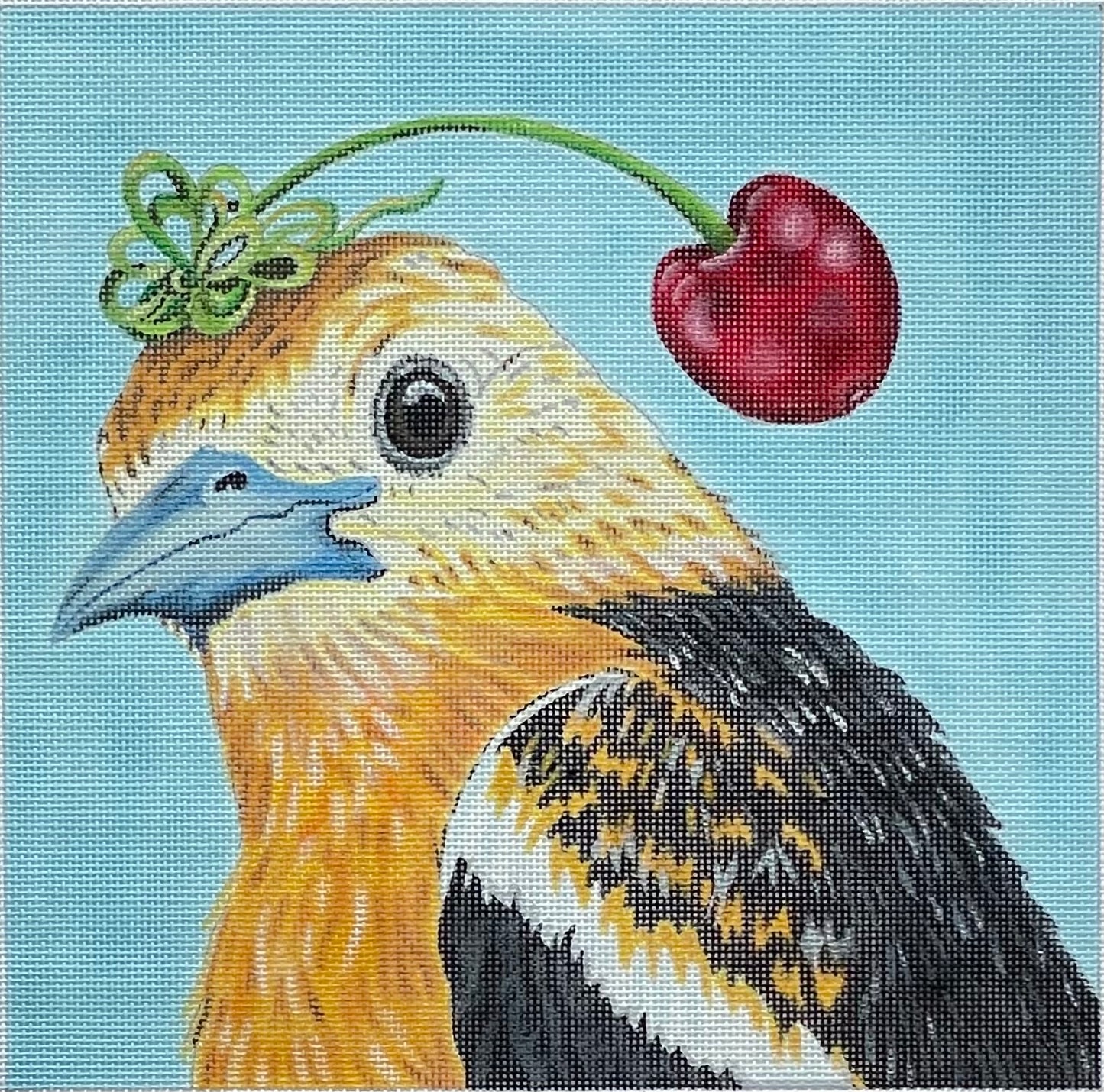 Sylvie Baltimore Oriole with Cherry