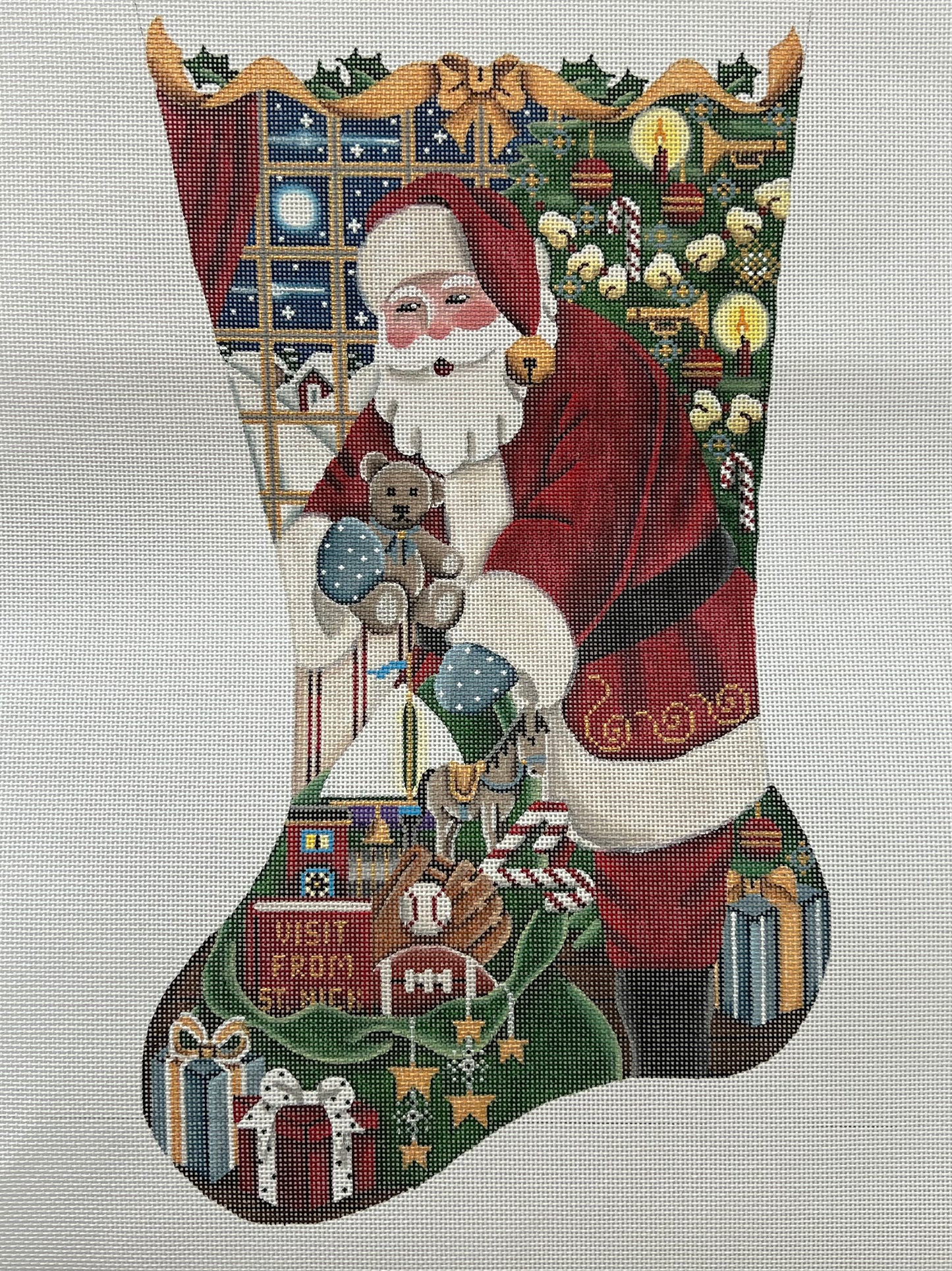 Visit From St. Nick Stocking