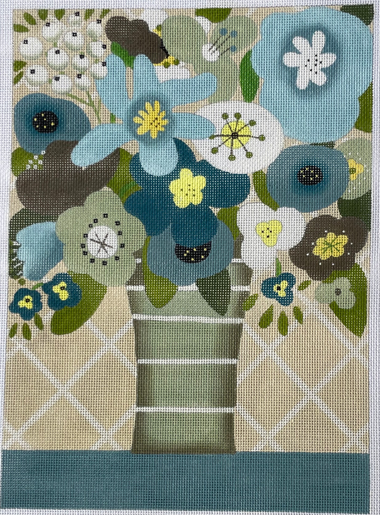 Blue Florals