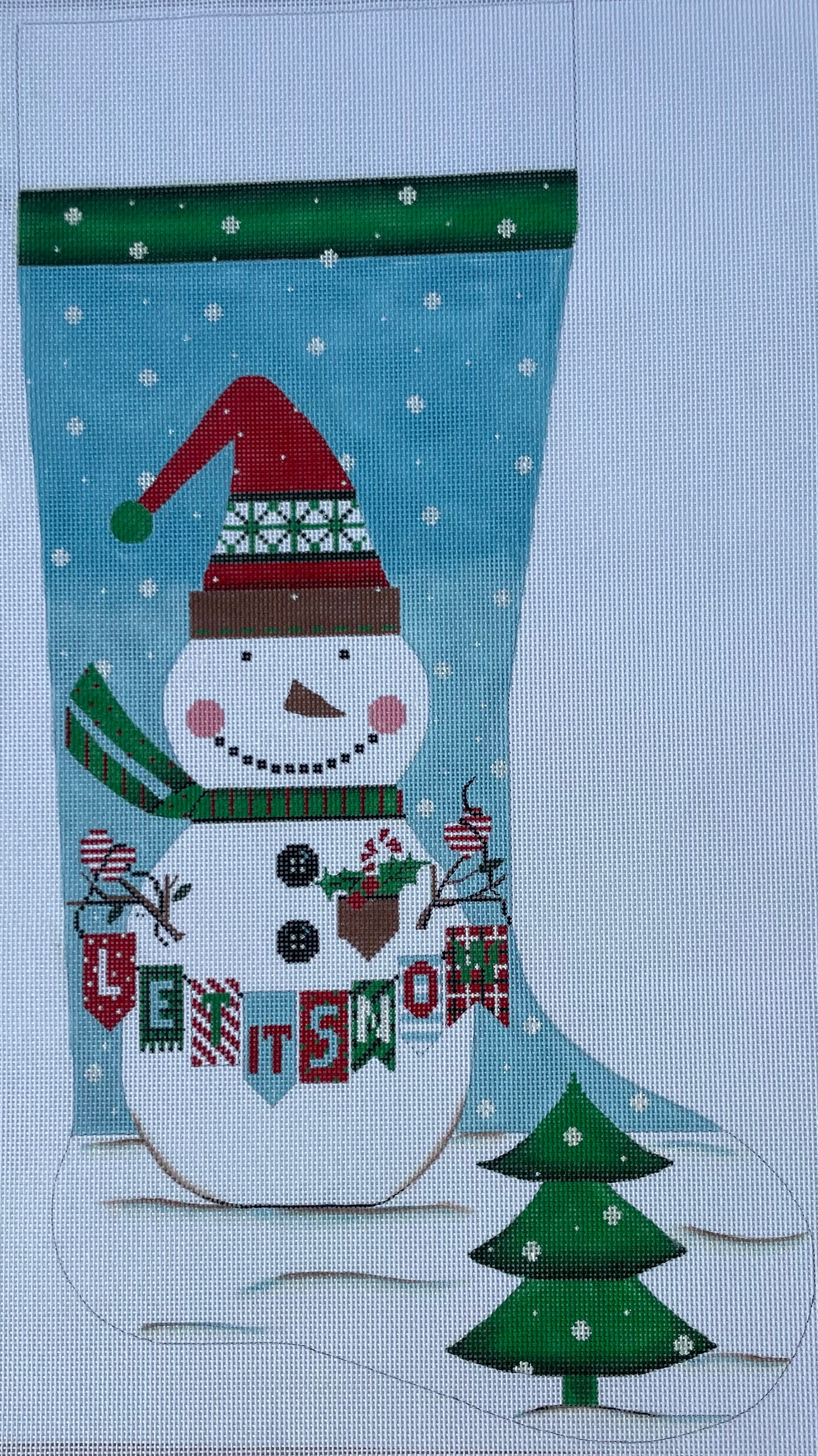 Let It Snow Stocking