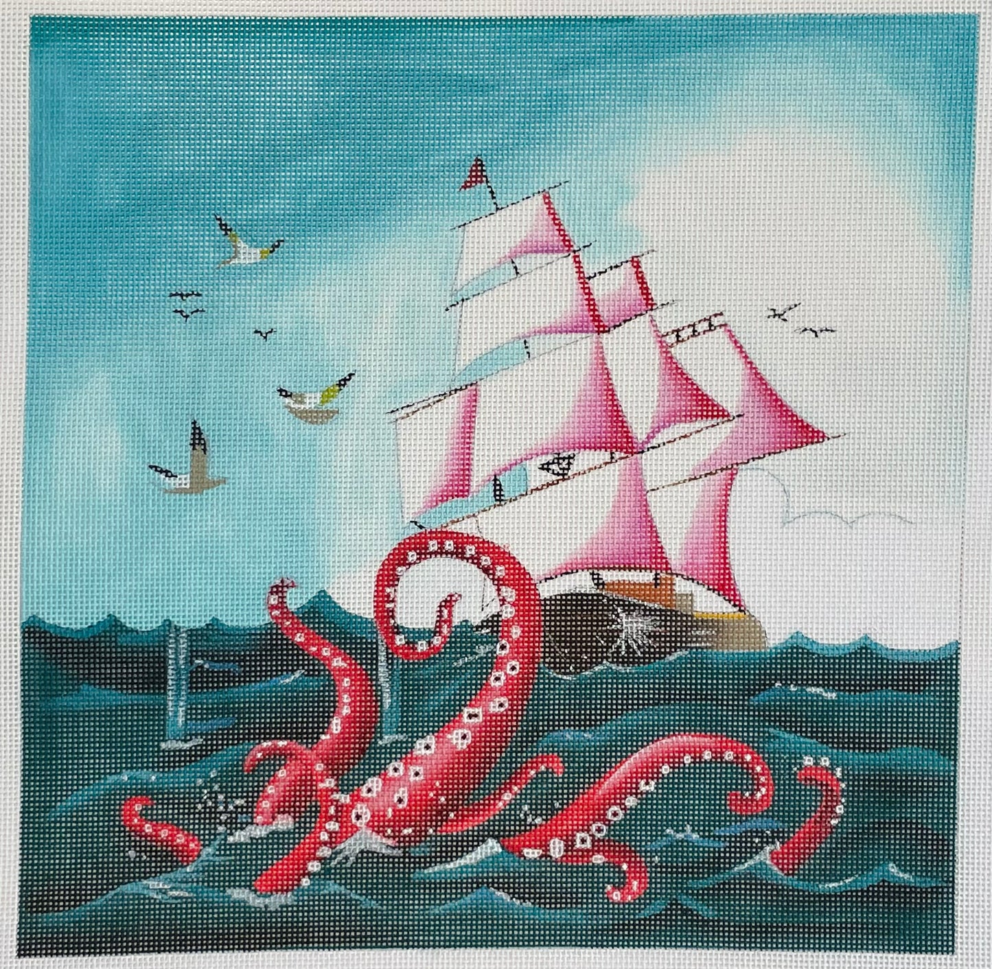 Ship and Squid