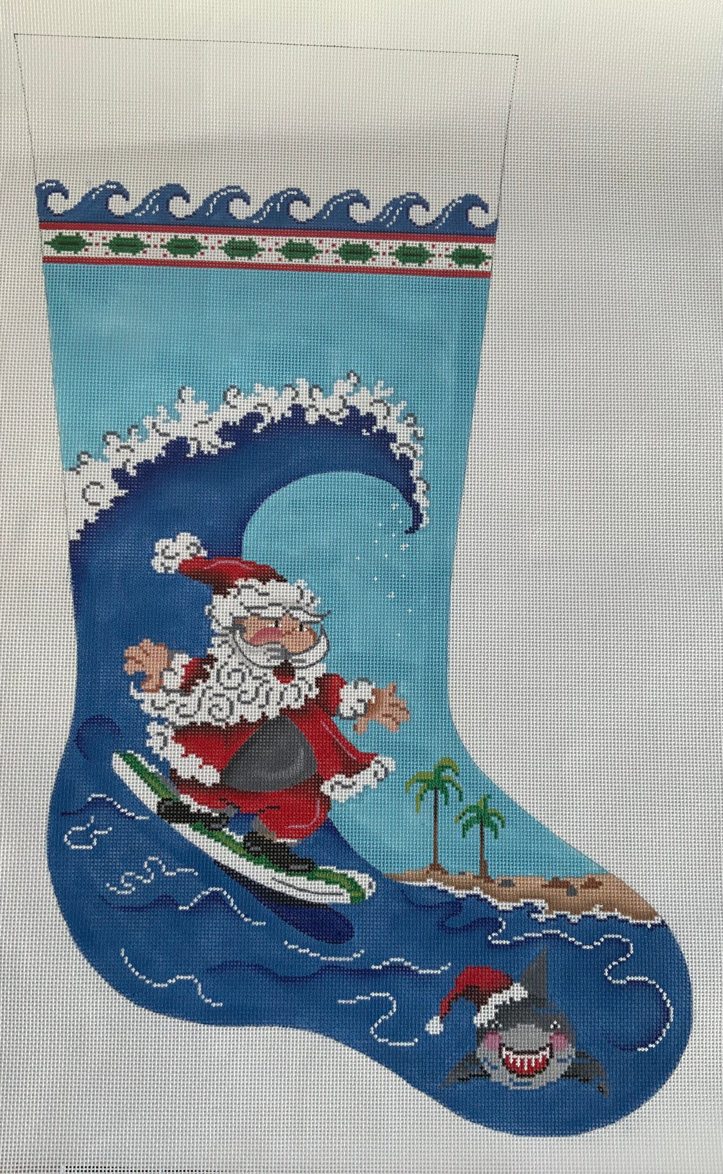 Surfing Santa