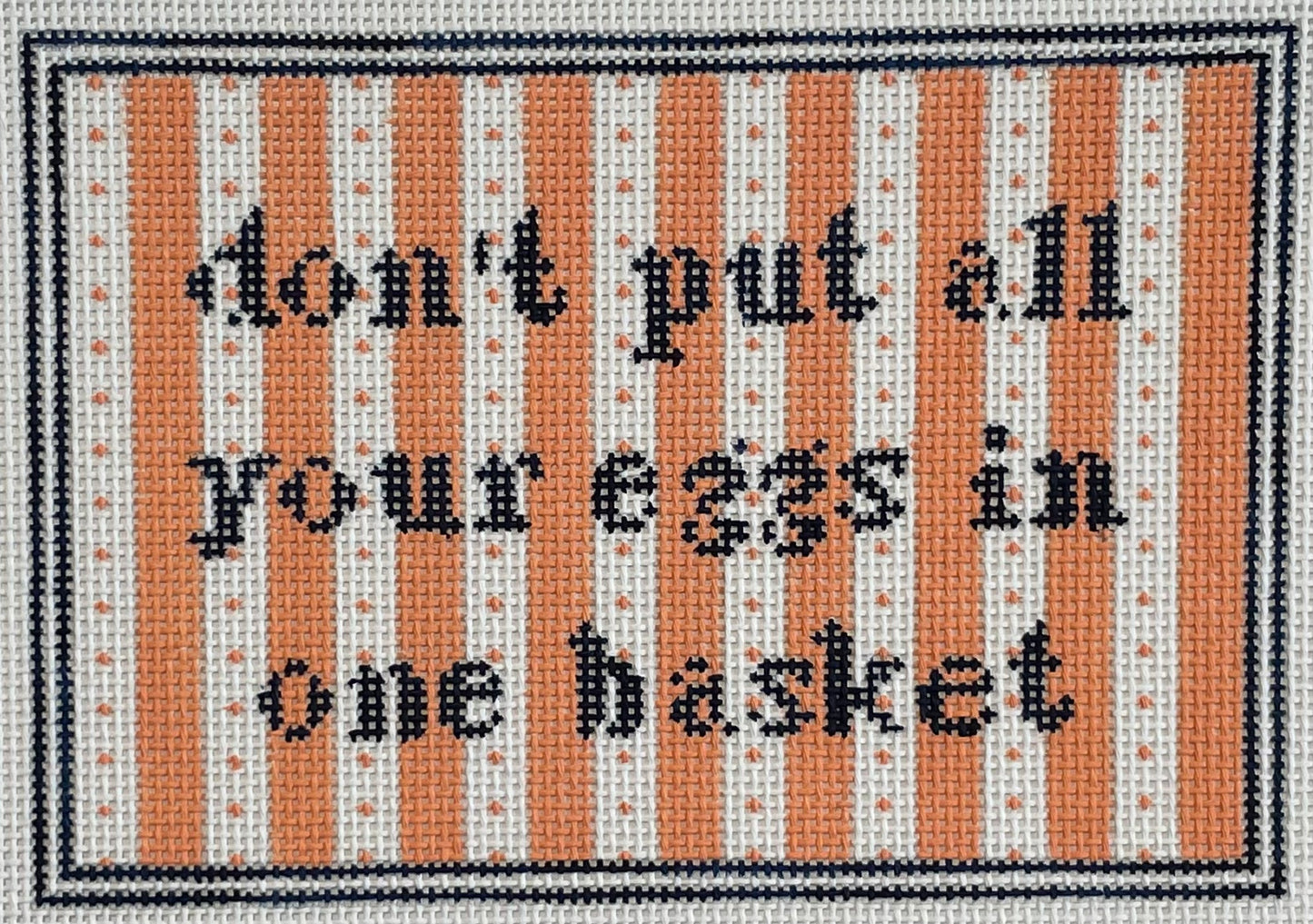 Eggs In One Basket
