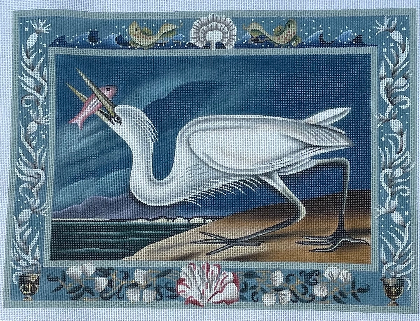 Feeding Heron