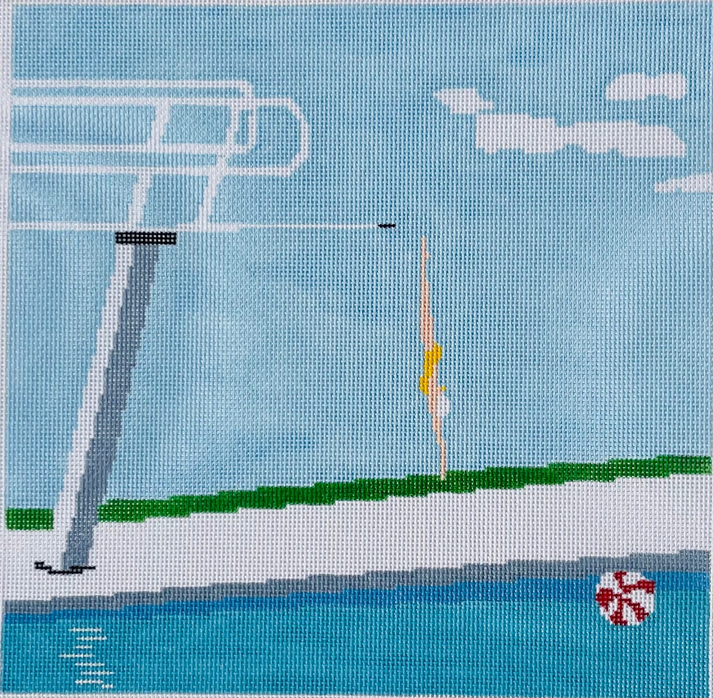 Diving Swimmer