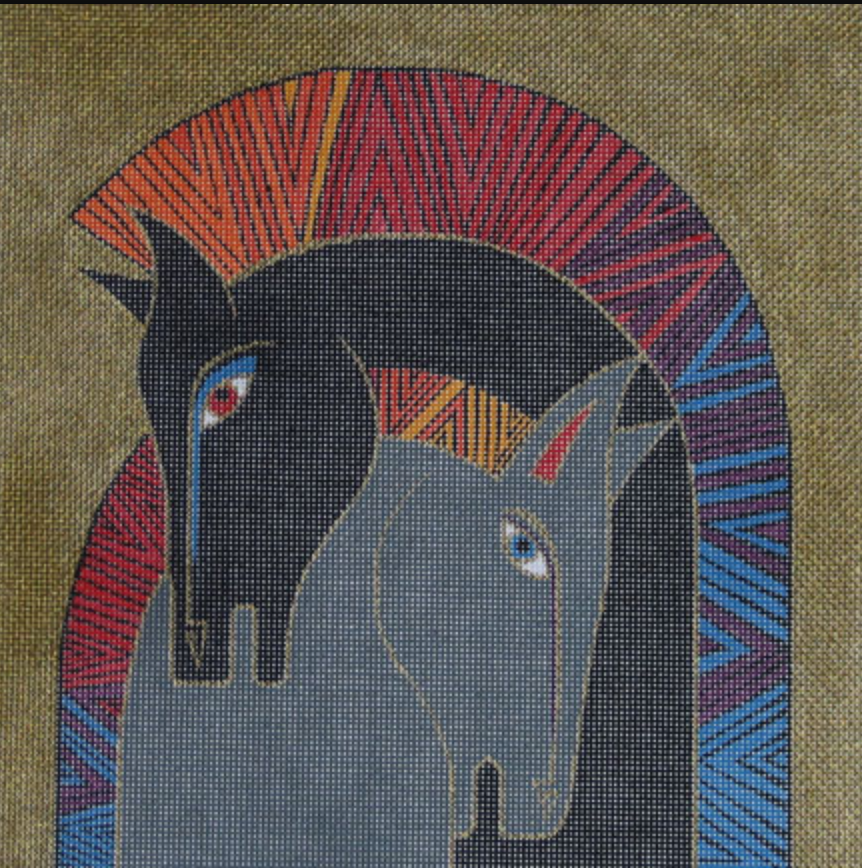 Horses Embracing