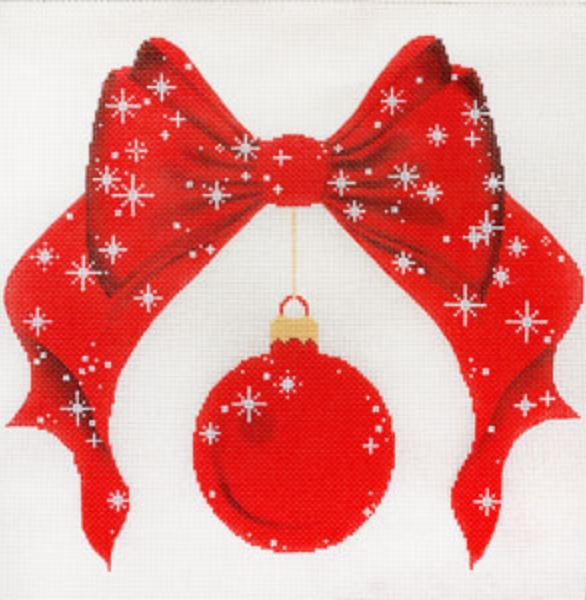 Red Holiday Bow