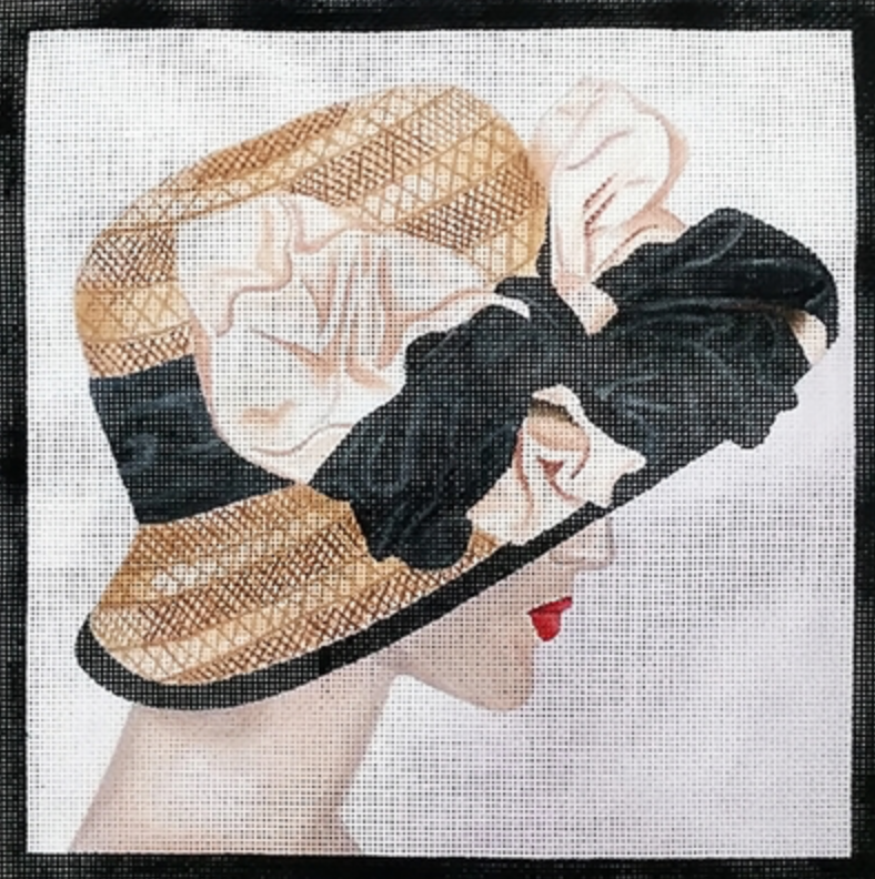 Lady with Straw Hat