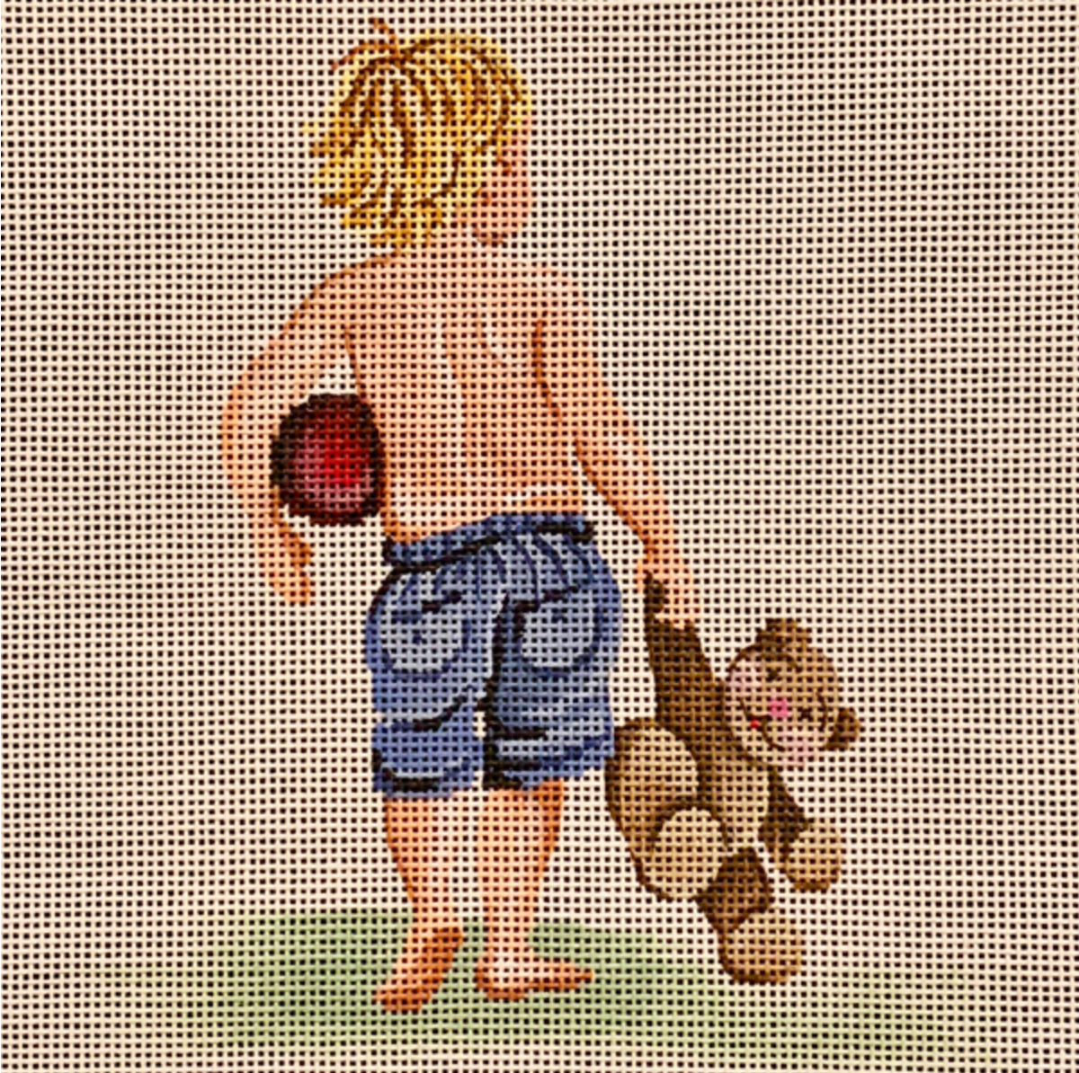 Little Boy with Bear