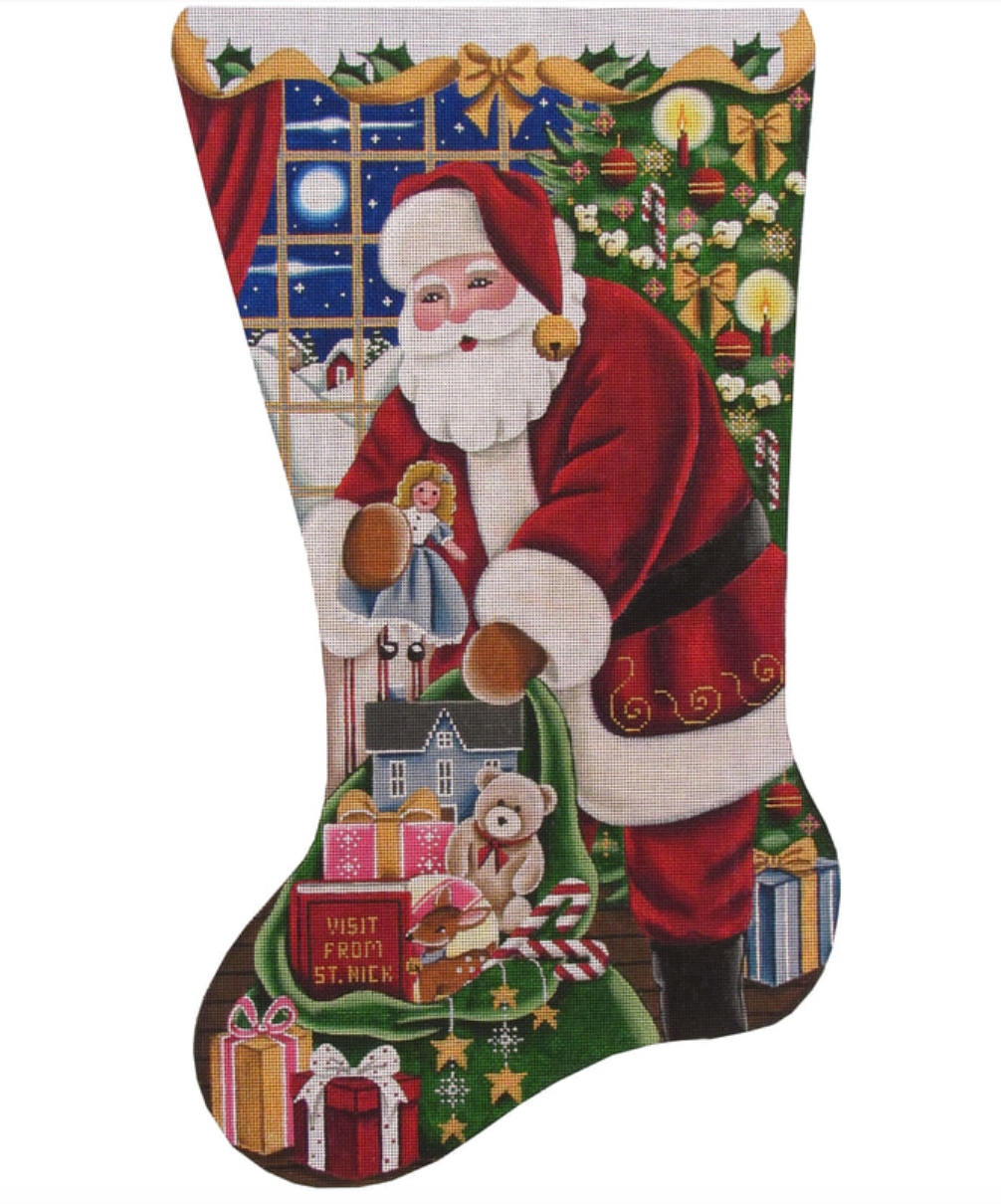 Santa's Bag (Girls) Stocking
