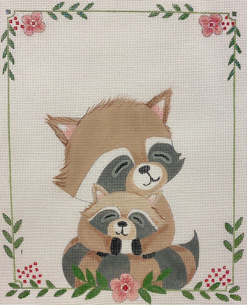 Mama & Baby Raccoon