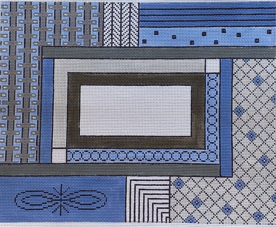 Blue & Grey Tallis Bag