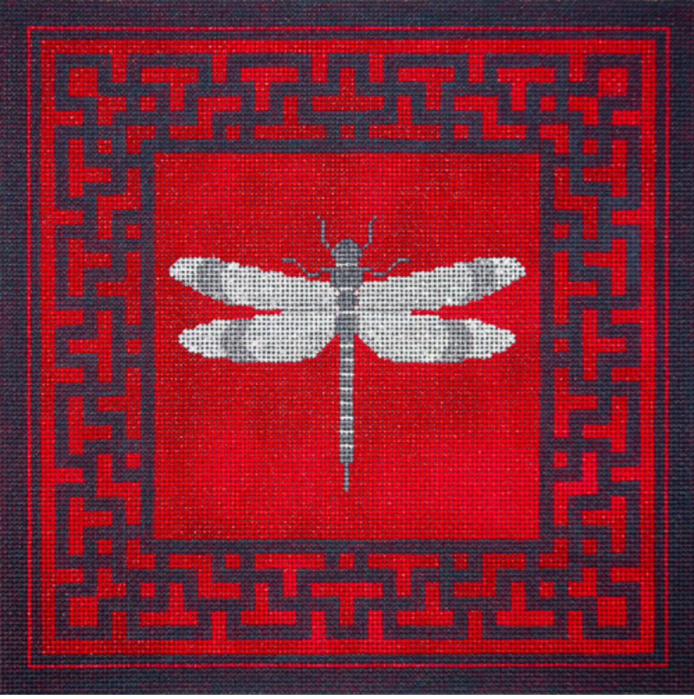 Red Dragonfly Medallion