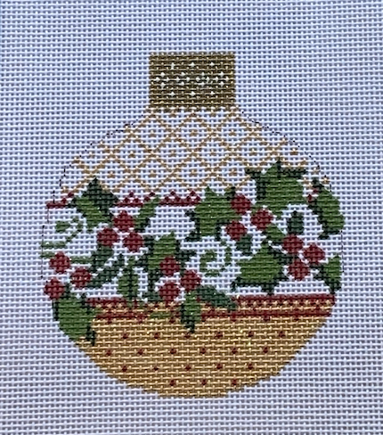 Antique Holly Ornament