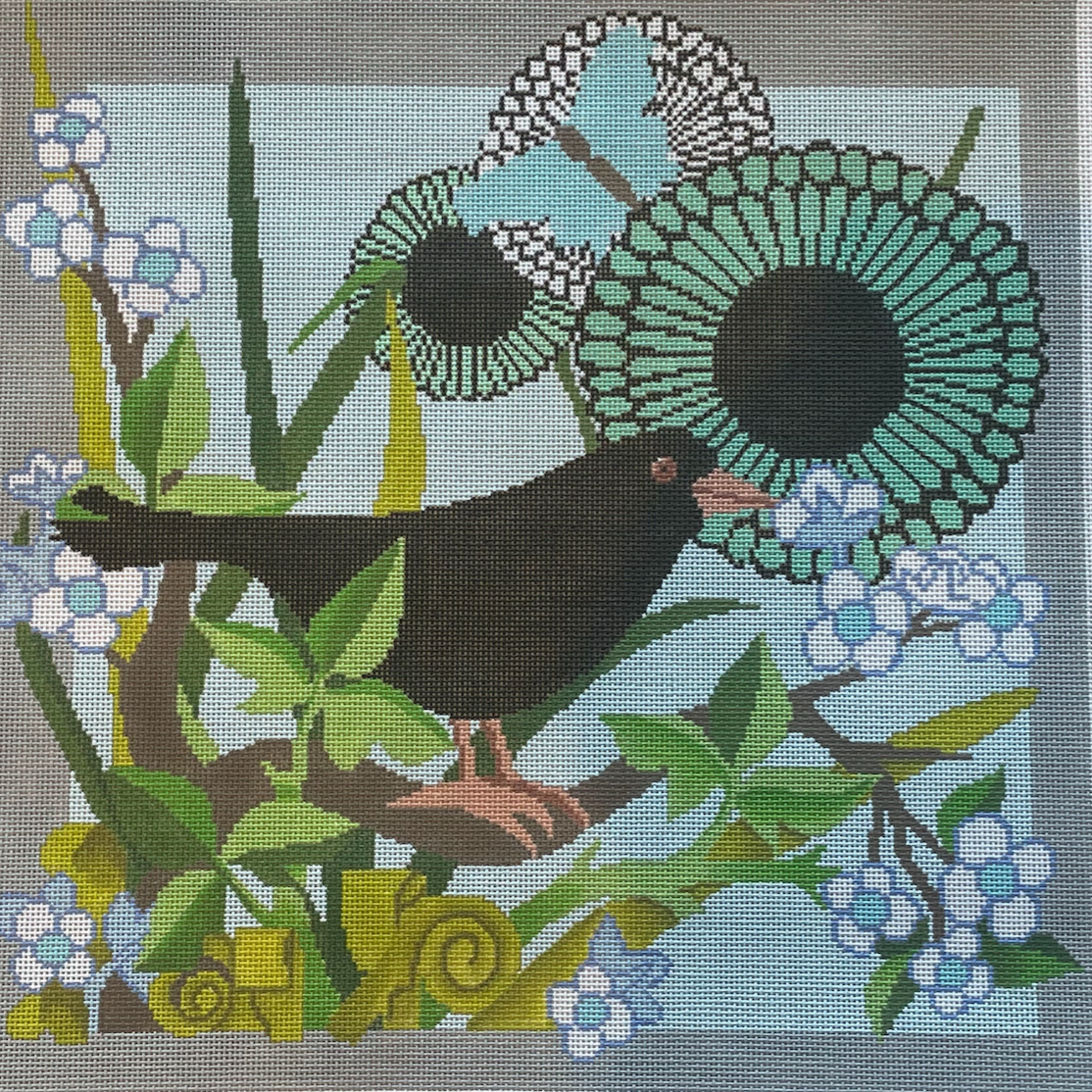 Crow & Flower