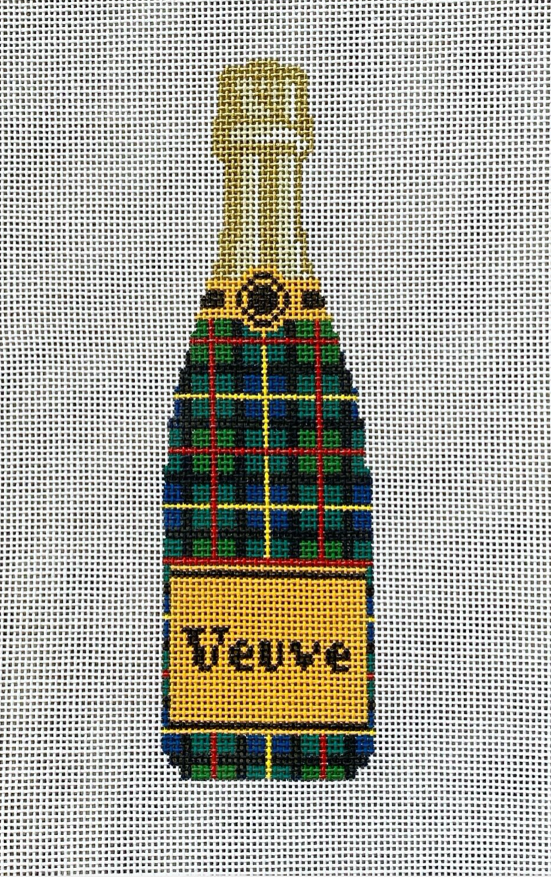 Tartan Champagne Bottle