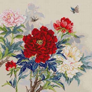 Butterflies & Peonies