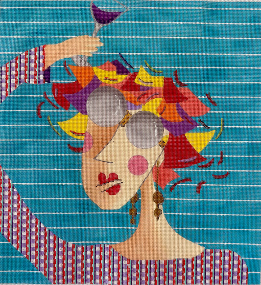 Girl and a Martini