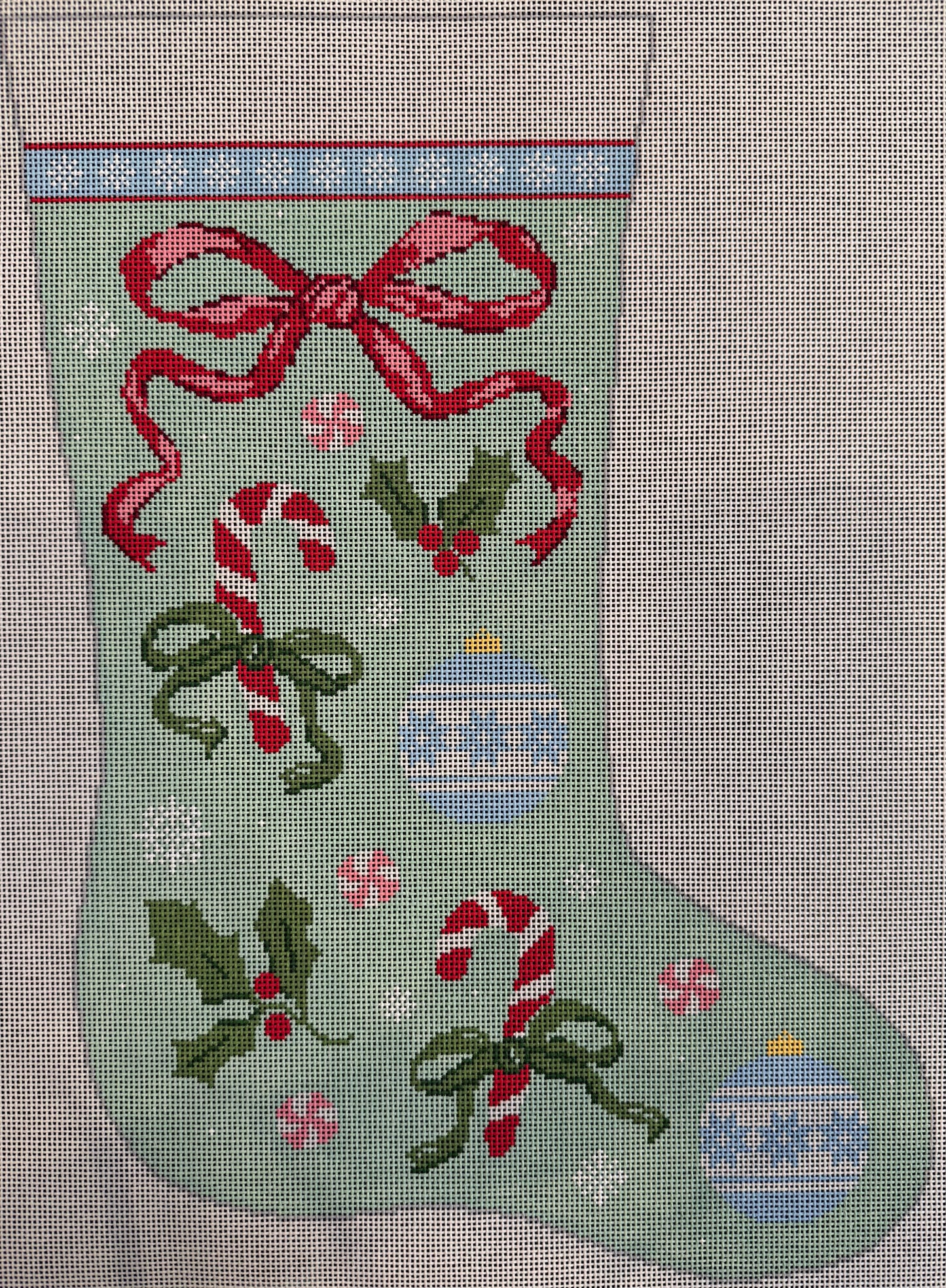 Candy Cane Stocking