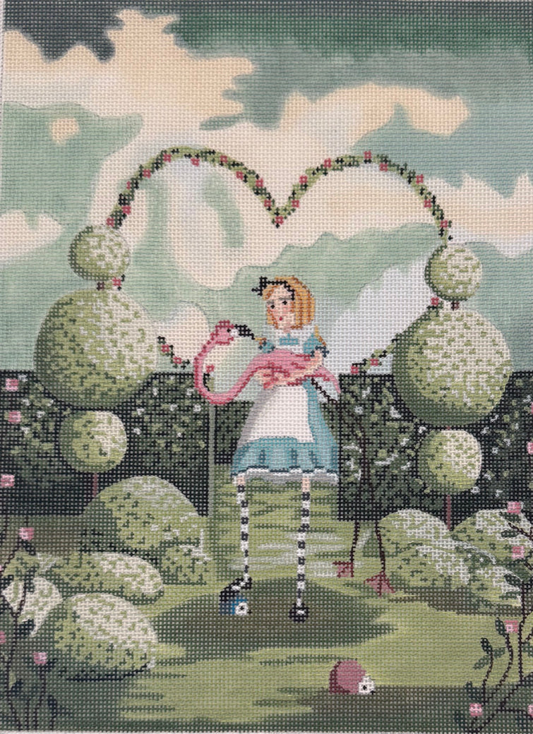 Alice in Wonderland Flamingo Croquet