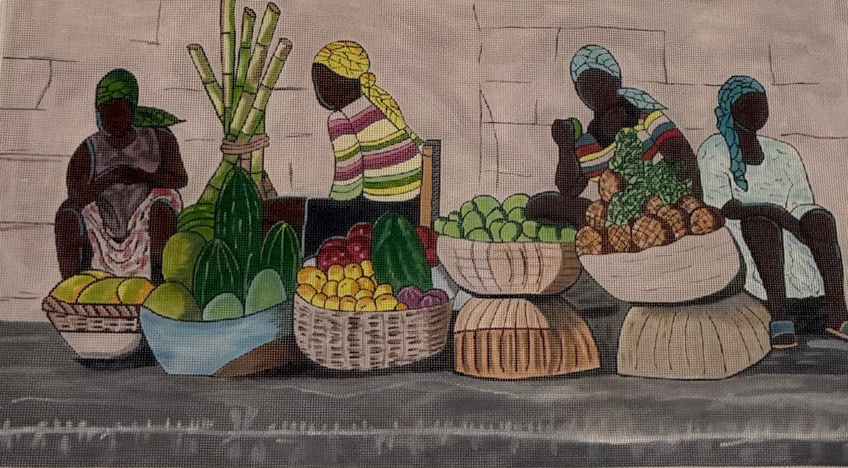 Ladies with Fruit Baskets