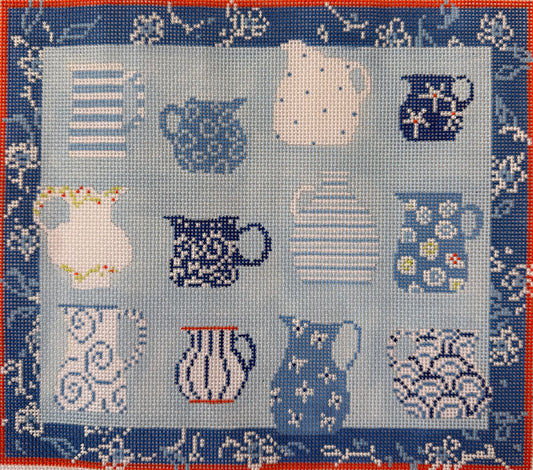 Blue & White Pitchers