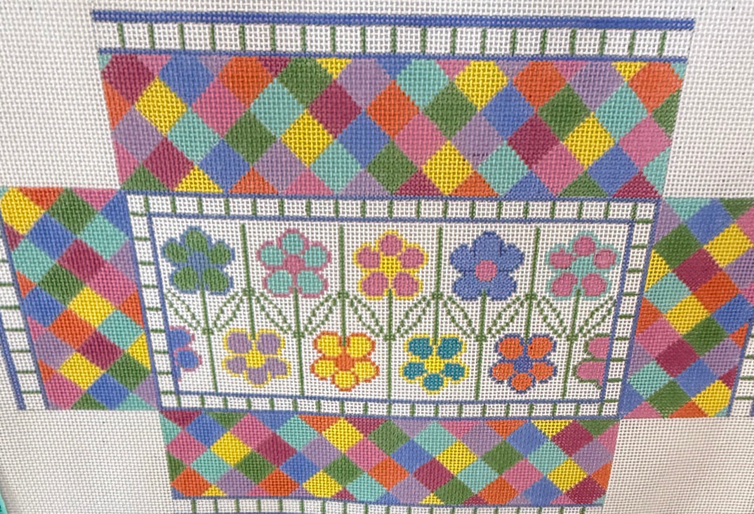 Multicolor Floral Brick Cover