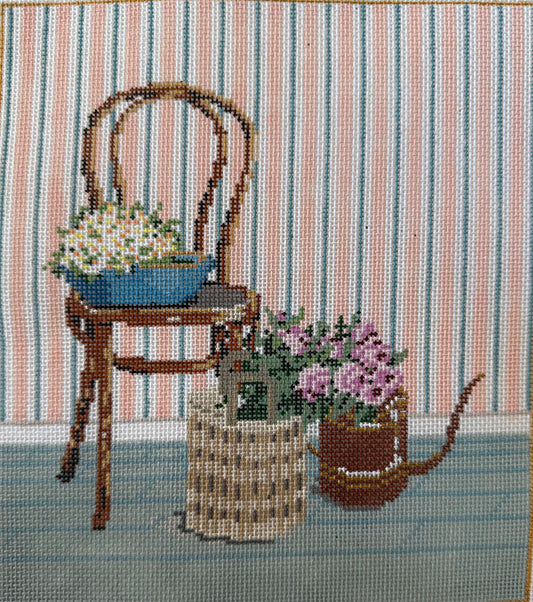 Chair and Flowers