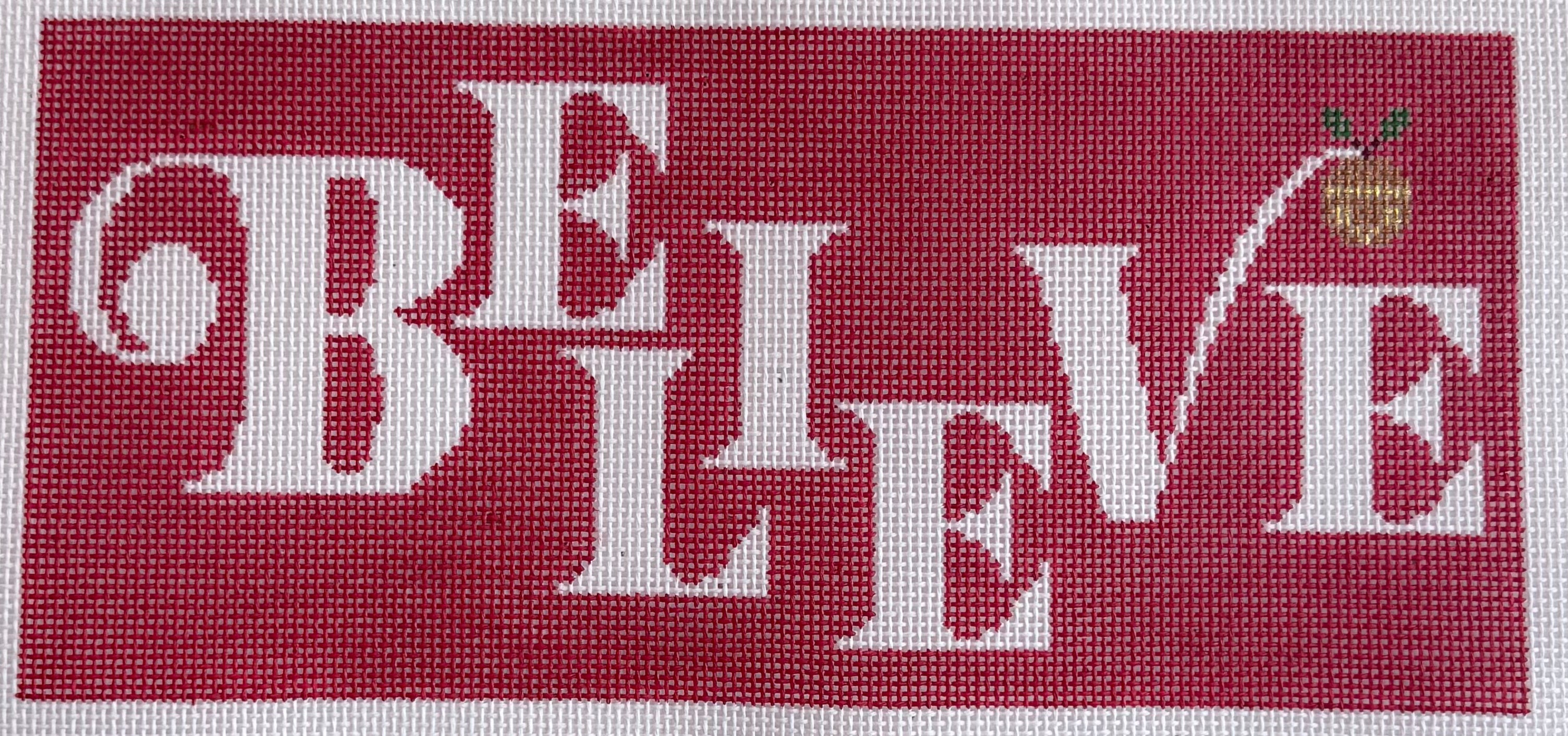 Believe sign – Aristeia Needlepoint