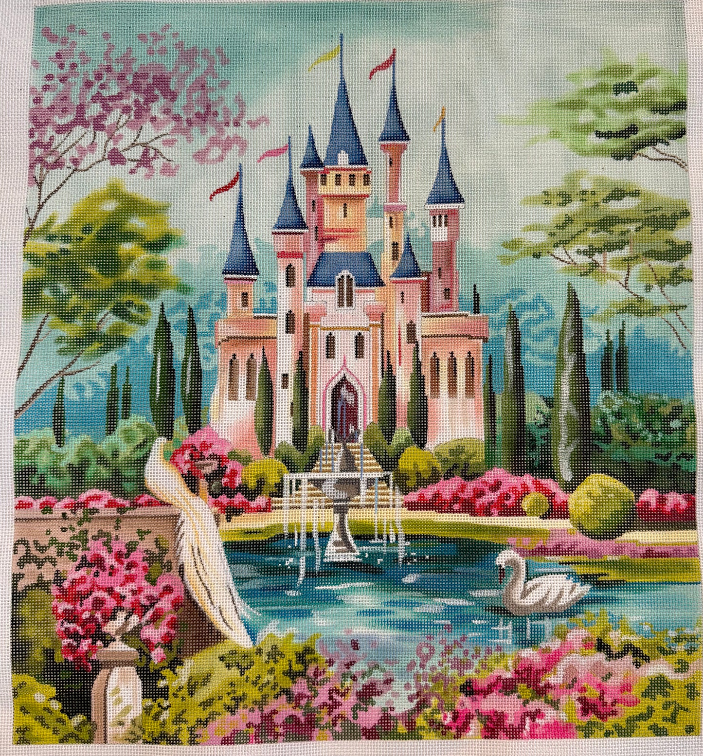 Castle w/ Swan
