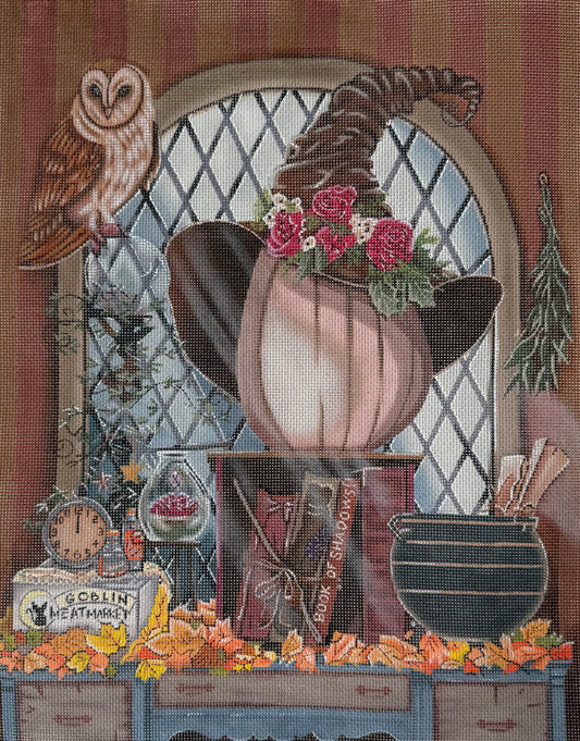 Halloween Window Scene