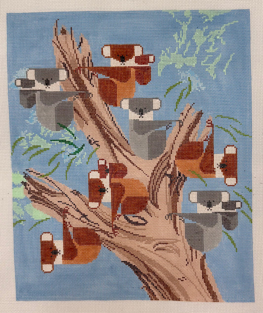 Koalas In Tree