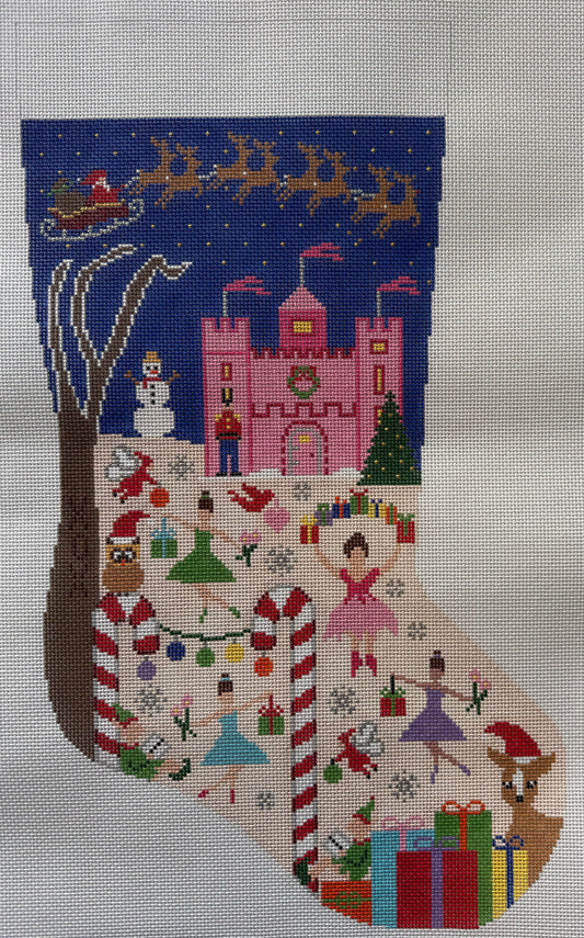 Nutcracker Ballet Stocking