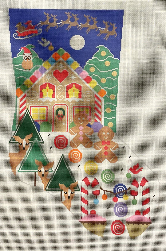 Gingerbread House Stocking